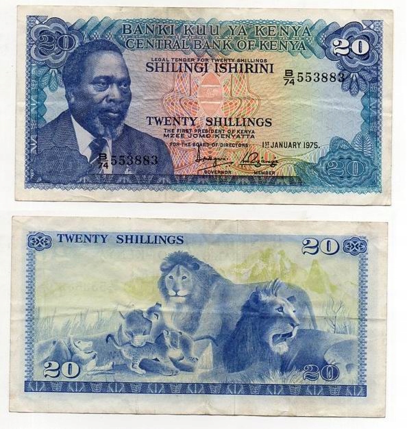 KENIA 1975 20 SHILLINGS