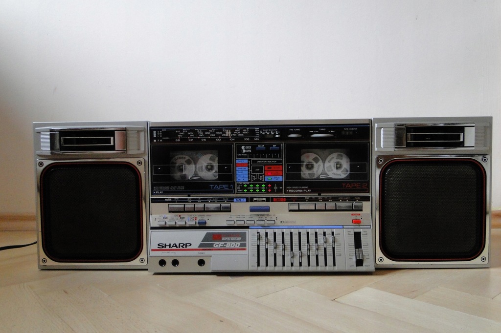 Radiomagnetofon, boombox SHARP GF-800 H