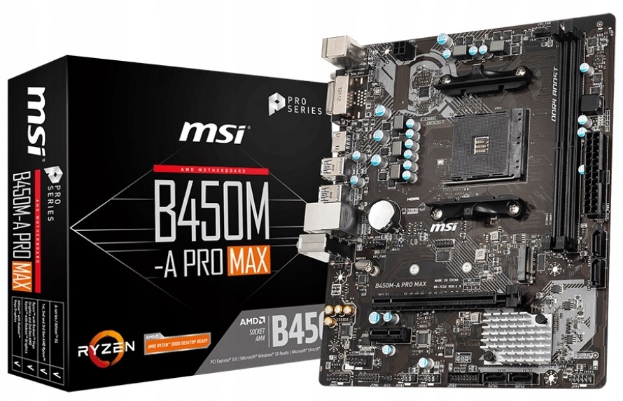 Płyta główna MSI B450M-A PRO MAX Micro ATX