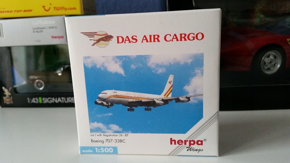 1:500 Boeing 707-338C Das Air Cargo Herpa