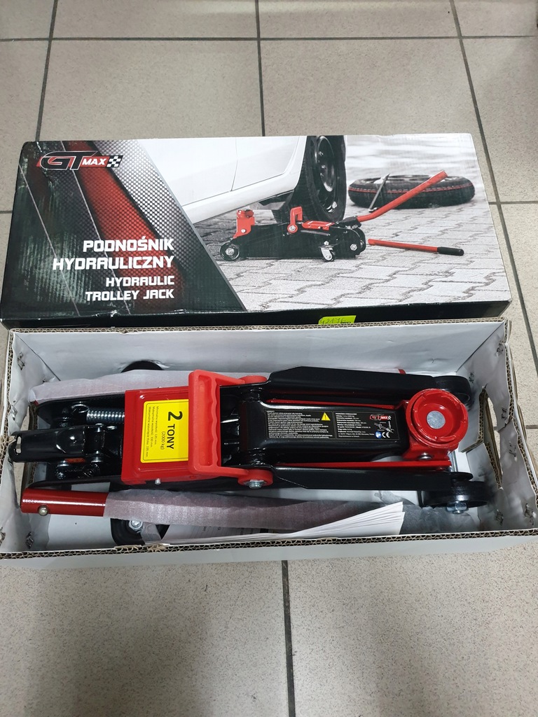 PODNOŚNIK HYDRAULICZNY DO 2 TON GT MAX 42176