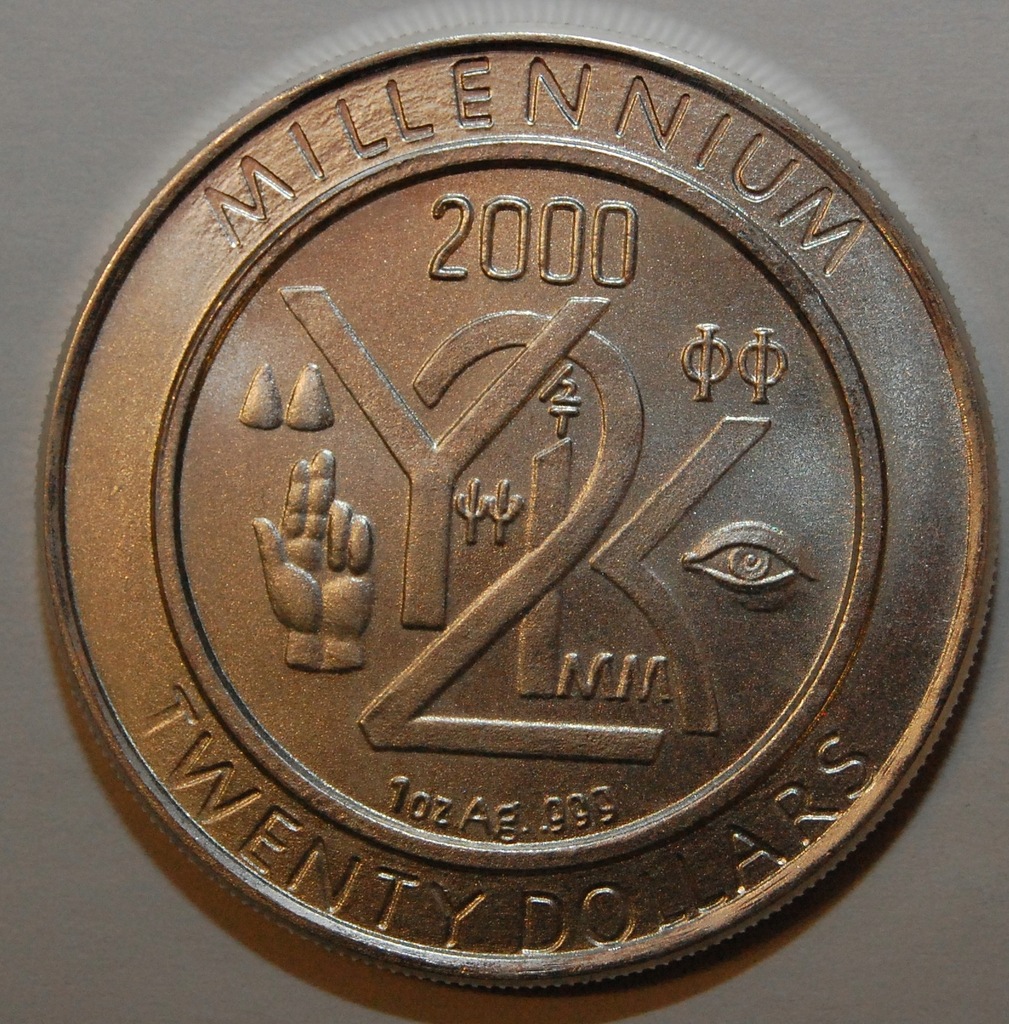 Liberia 20 dolarów 2000 rok 2000