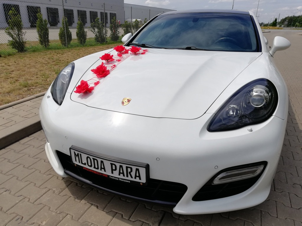 Auto Samochód do ślub wesela PORSCHE PANAMERA ŁÓDŹ