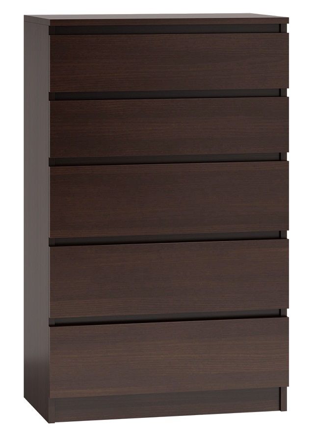 KOMODA MALWA 5 SZUFLAD WENGE 112x70x40 CM