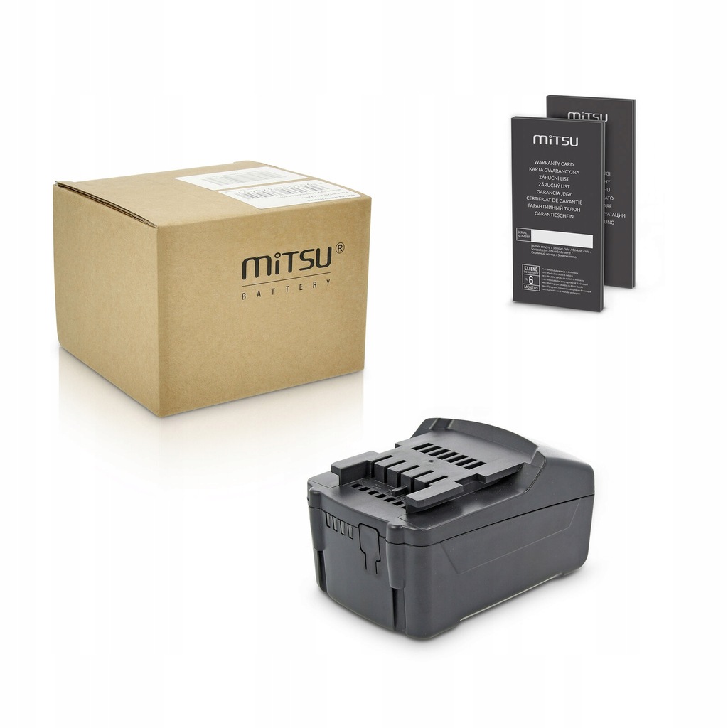 |Mitsu| Bateria do Metabo W 18 LTX 125 Inox Set HQ