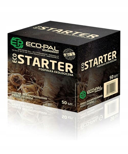 Eco-pal Ecostarter podpałka ekologiczna 50 szt.