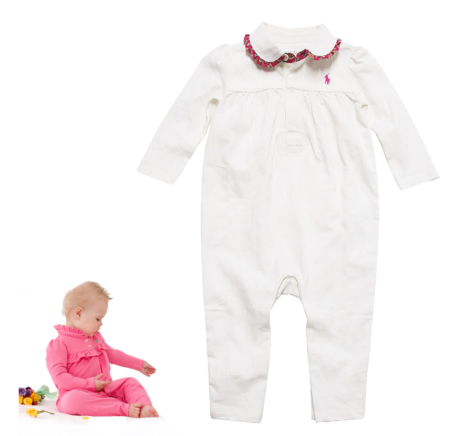 RALPH LAUREN Pajacyk -COVERALL Baby Girls- 74 (07)