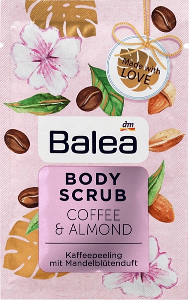 BALEA BODY SCRUB DO CIAŁA KAWA ALMOND z Niemiec