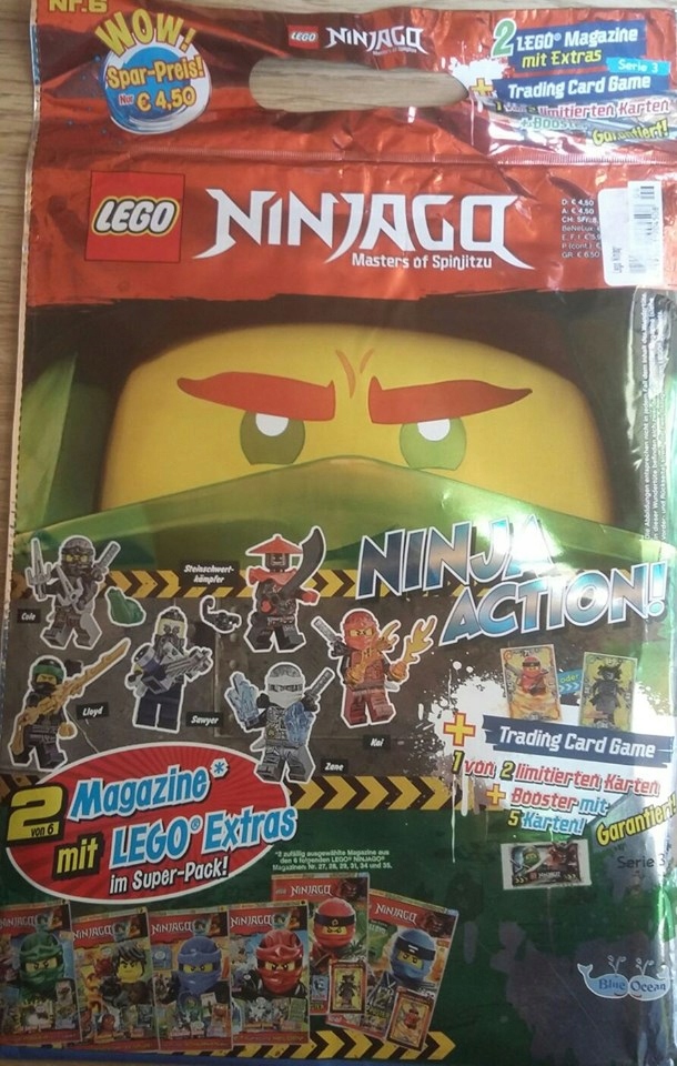 LEGO NINJAGO PAKIET NIEMCY 2 figurki z 6 + karty