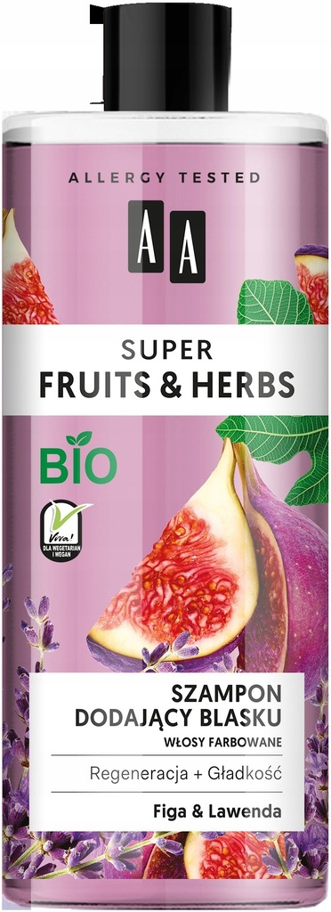 AA Super Fruits&Herbs szampon dodający blasku