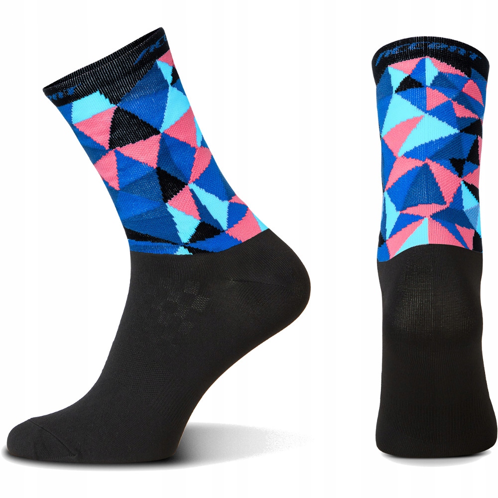 Skarpetki rowerowe Accent Mosaic Long odprowadzające pot