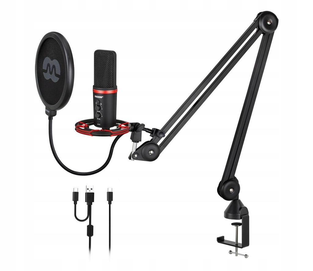 Zestaw z mikrofonem Mozos PM1000-PRO USB