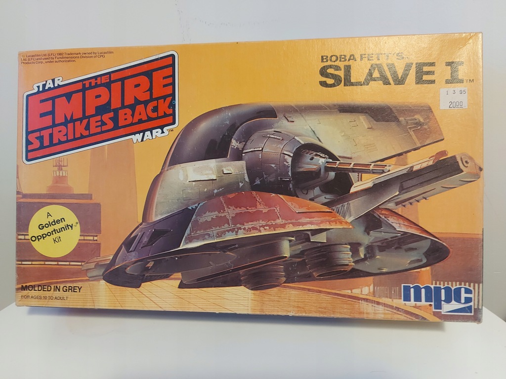 BOBA FETTS SLAVE I MODEL DO SKLEJENIA MPC MADE IN USA 1982r