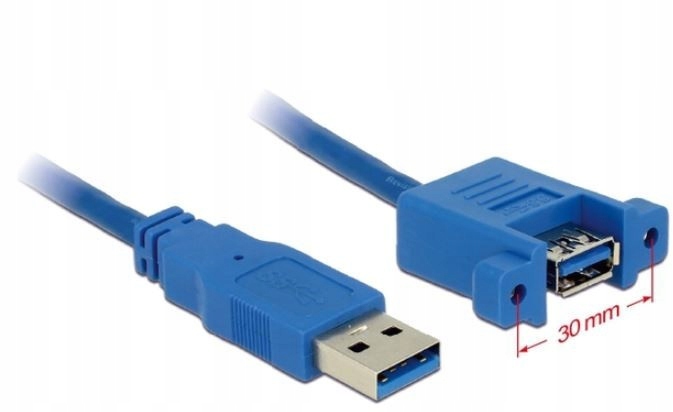 Delock USB 3.0 Typ-A Stecker USB 3.0 Typ-A Buchse - USB-Kabel - USB Typ A b