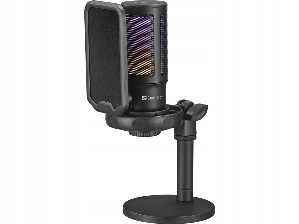 Sandberg Streamer USB Microphone RGB, 126-39