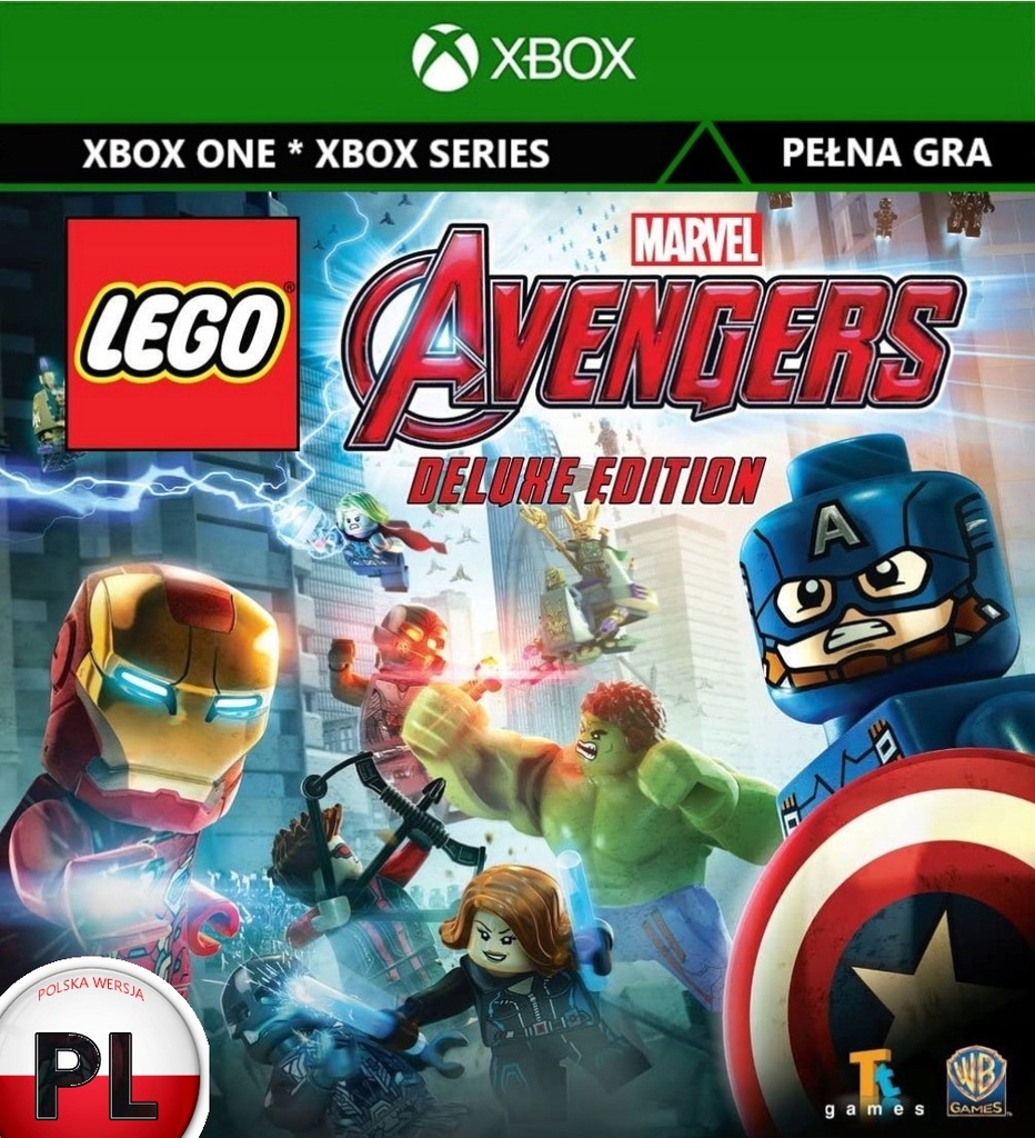 LEGO MARVEL AVENGERS DELUX XBOX BEZ VPN EU PL