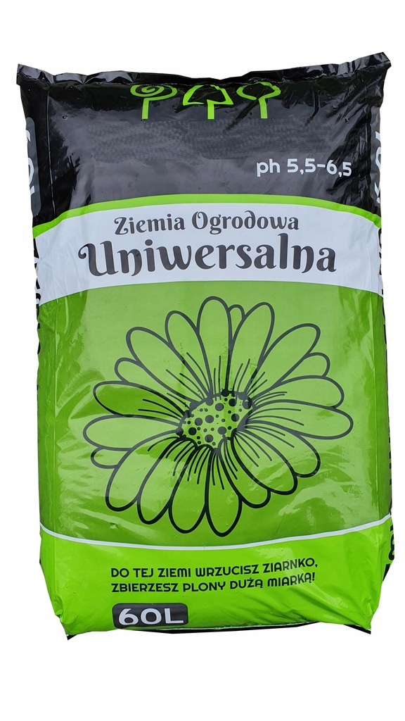 Ziemia uniwersalna ogrodowa 60L - 10228478295 - oficjalne archiwum Allegro