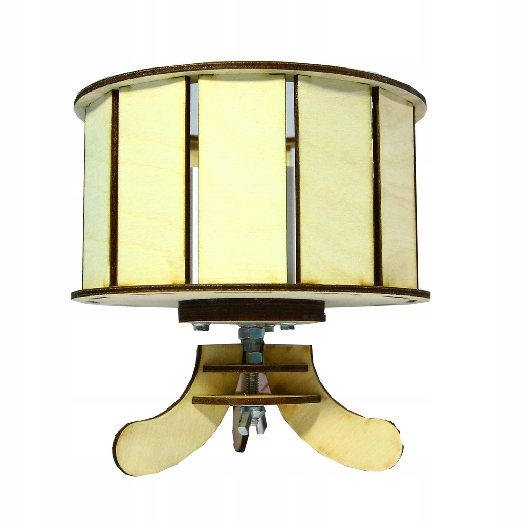 Zeotrop ; ruchome obrazy - drewniany model