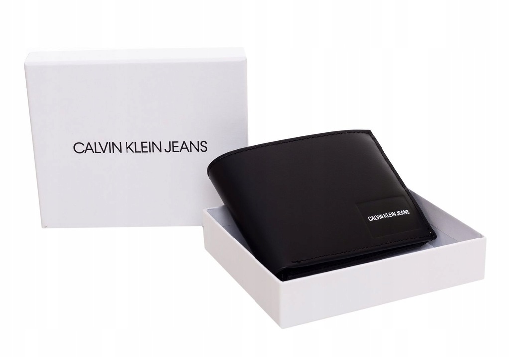 CALVIN KLEIN PORTFEL MĘSKI COATED CANVAS BLACK