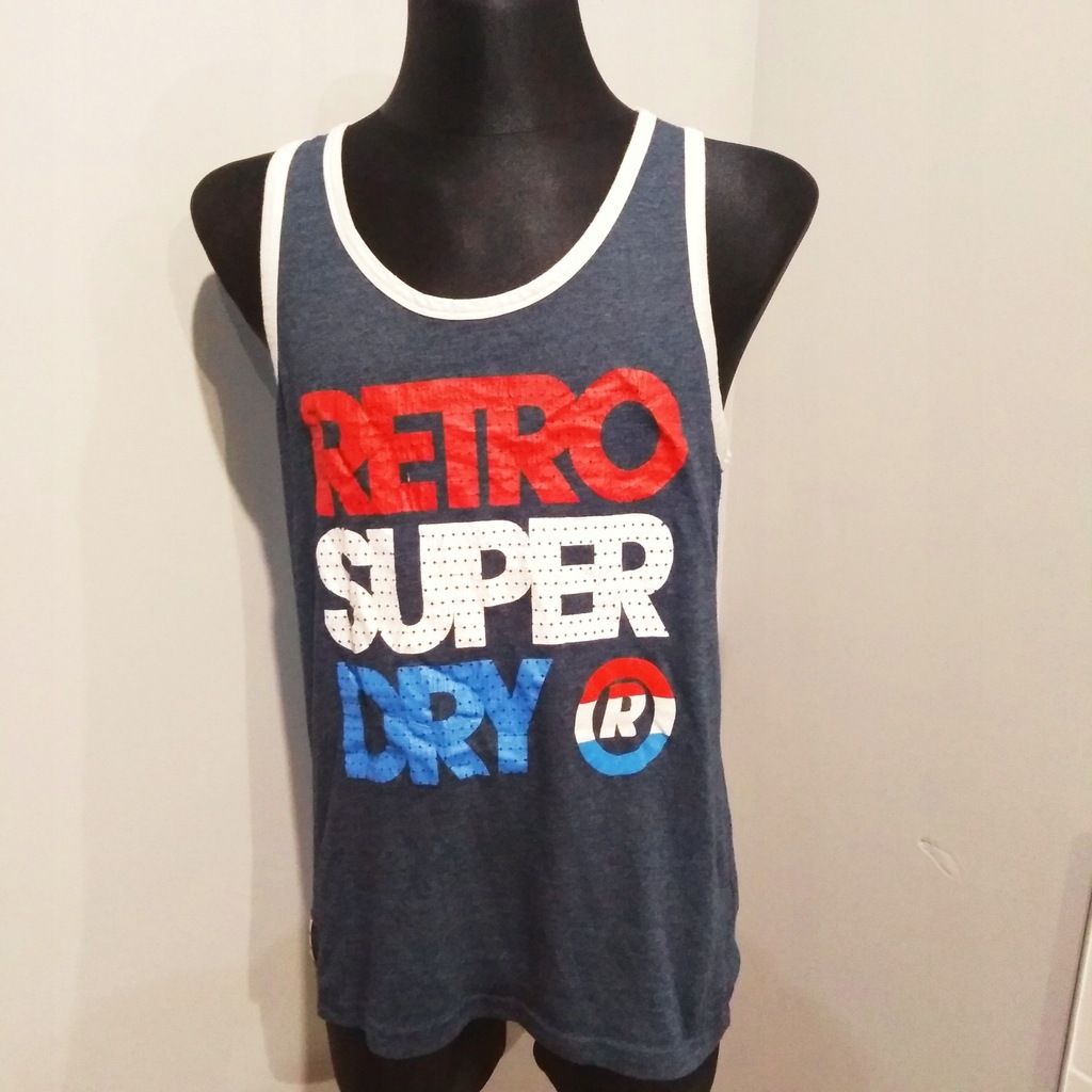 SuperDry koszulka męska na ramiączka XL