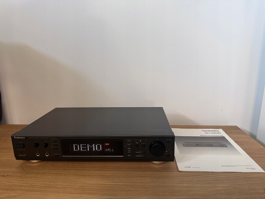 TECHNICS SH-GE90 PROCESOR KOREKTOR TOP WYŚWIETLACZ IGŁA + INSTRUKCJA !!!