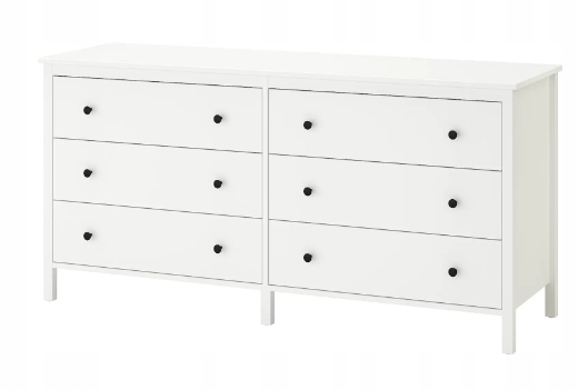 Ikea KOPPANG Komoda ,6 szuflad,biały172x83cm