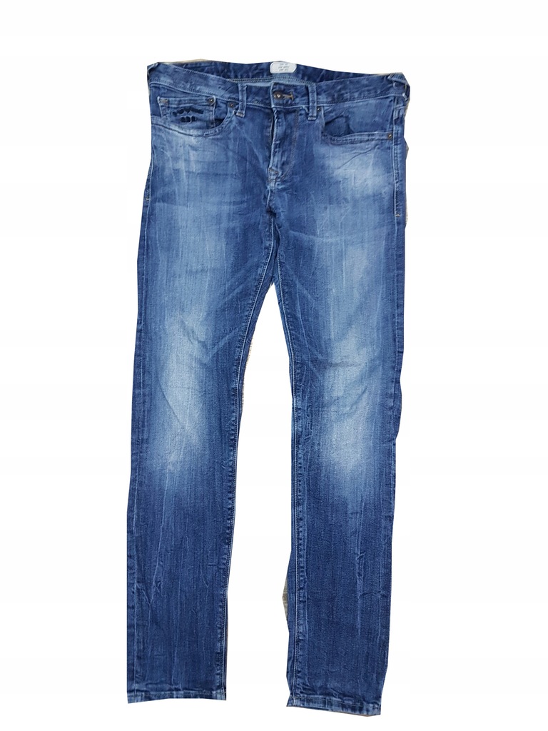 PEPE JEANS INDIGO slim jeansy 34/30 w pasie 86 cm