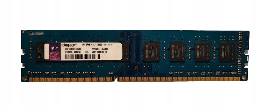 Pamięć RAM 8GB DDR3L Kingston 1600MHz