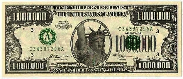 Pieniądz papierowy - USA fantazyjne, 1996, banknot