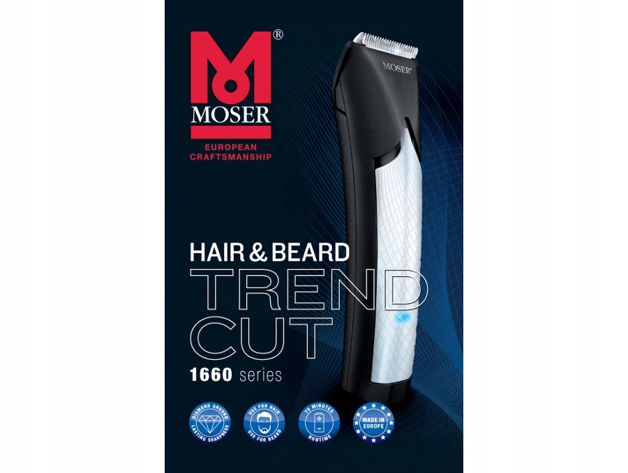 Купить Машинка для стрижки волос Moser 1660 TrendCut: отзывы, фото, характеристики в интерне-магазине Aredi.ru