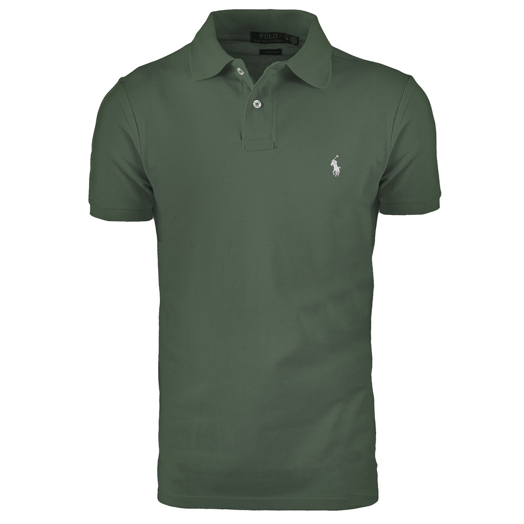 Koszulka Polo Ralph Lauren Slim Fit Zieleń R.XL