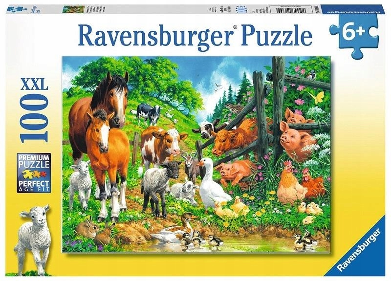 Puzzle 100 Zwierzęta razem