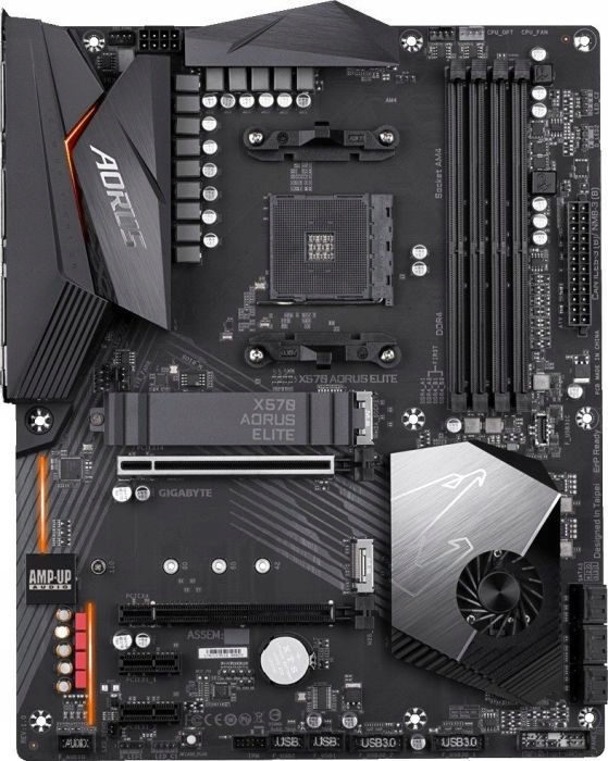 Купить Материнская плата Gigabyte X570 Aorus Elite AM4 4 DDR4: отзывы, фото, характеристики в интерне-магазине Aredi.ru