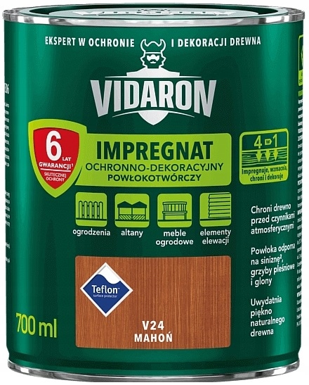 Impregnat ochronny VIDARON 700ml V24 MAHOŃ