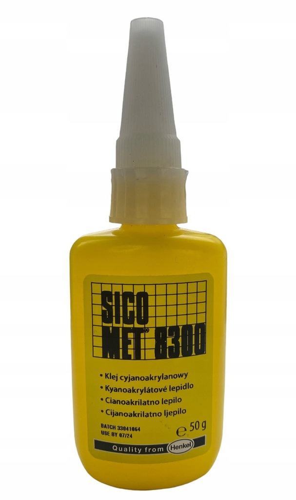 SICOMET 8300 KLEJ CYJANOAKRYLOWY UNIWERSALNY LOCTITE 50gram!