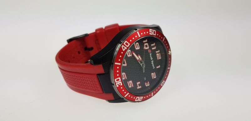 Audi Sport 腕時計 レッド Audi Sport Watch, Mens, black/red | Watches | Lifestyle