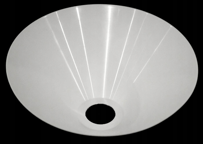 Купить Белый пластиковый абажур-конус, диаметр 25 см.: отзывы, фото и .