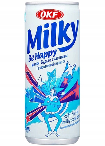 Milky Be Happy Sparkling mleczny napój gazowany