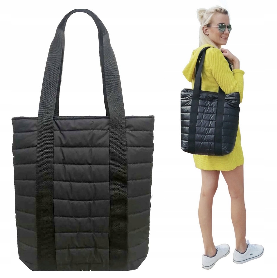 TORBA MIEJSKA TOREBKA PIKOWANA SHOPPER SPORTOWA A4