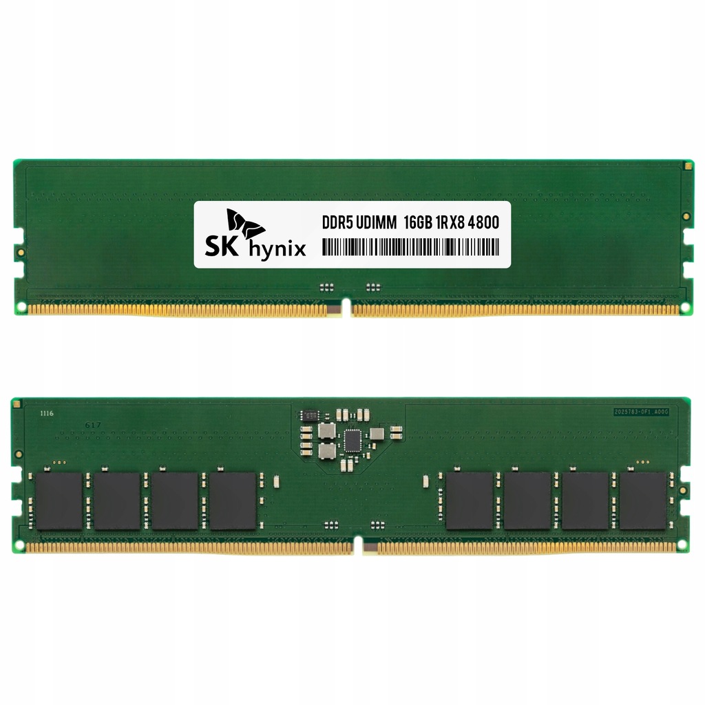 RAM 16 GB DDR5 SK HYNIX UDIMM 1Rx8 PC5 4800 MHz