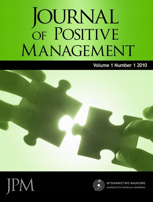 Journal of Positive Management, Vol. 1, No. 1, - e