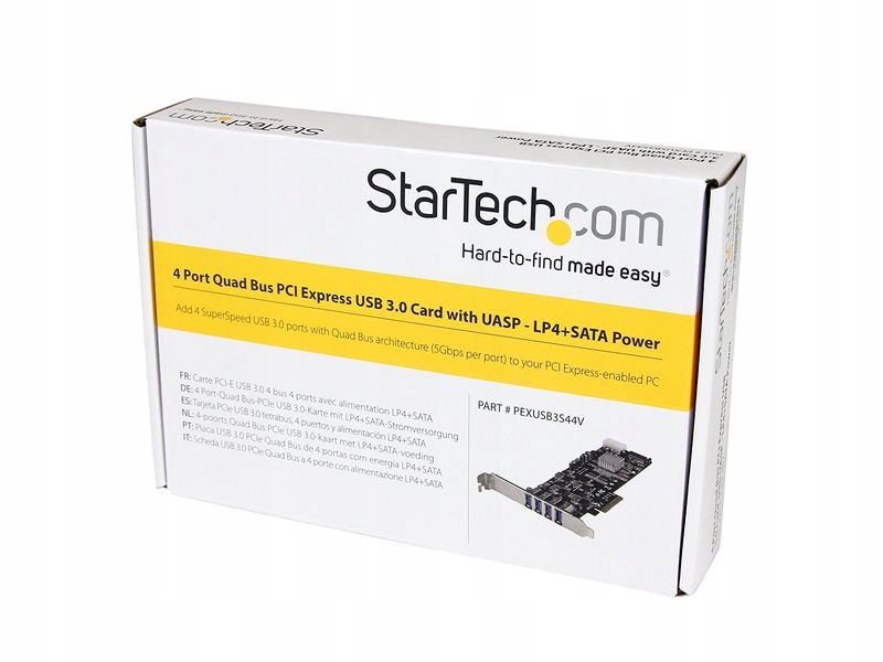 Купить USB-контроллер StarTech PEXUSB3S44V PCI-E USB 3.0: отзывы, фото, характеристики в интерне-магазине Aredi.ru