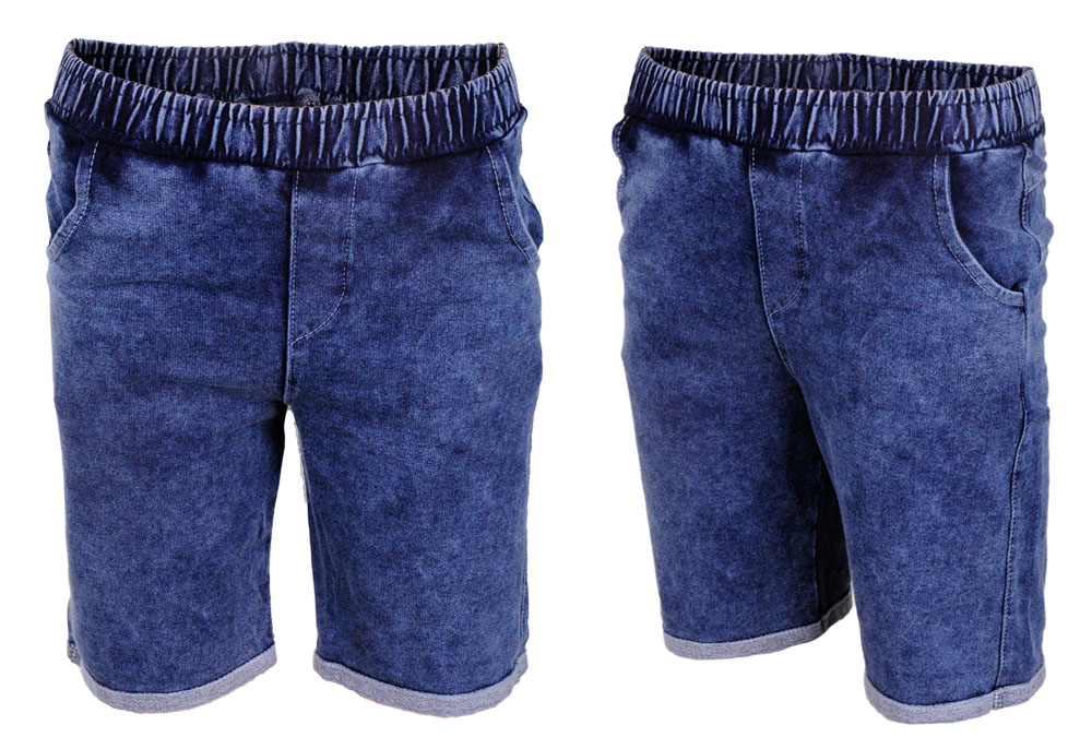 Chłopięce DRESY SPODENKI BAGGY JEANS_#KIDS#_ r.134