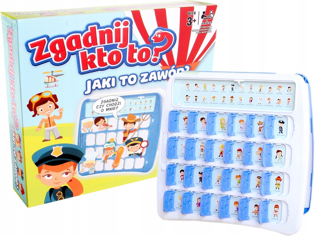 Gra ZGADNIJ KTO TO? Jaki to zawód? Rodzinna Zawody
