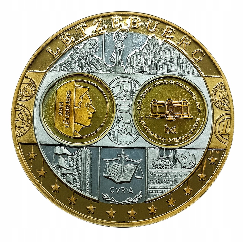 Srebrny medal Letzebuerg, 20 g