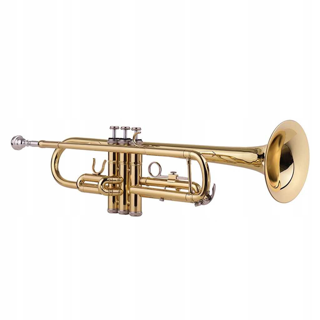 Standard Bb Brass Trumpet Wind Instrument with Mou