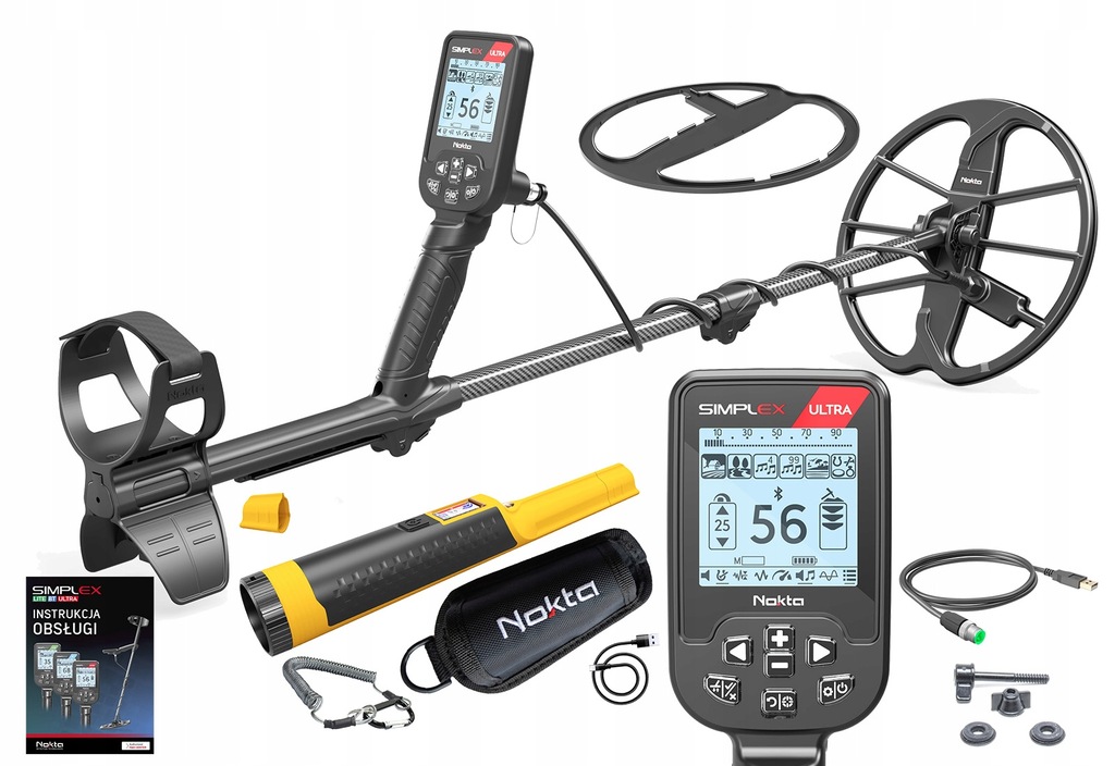Wykrywacz NOKTA Simplex Ultra SX28 11" DD 6 trybów + pinpointer AccuPOINT