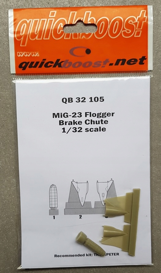 QuickBoost 32105 MiG-23 Flogger Brake Chute 1/32