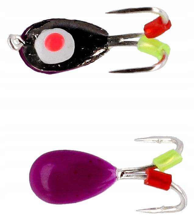 Mikado ICE BUG rozm. 4mm - FIOLETOWO CZARNY 1szt.