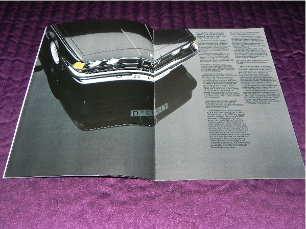 BMW silniki technologie technika 1981 prospekt